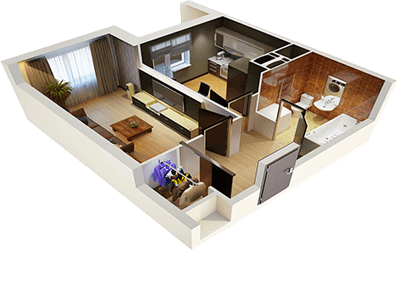 3d квартира